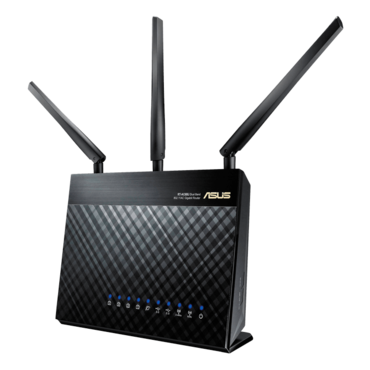 RT-AC68U, IEEE 802.11ac, Dual-Band 2.4 / 5GHz, 600 / 1300 Mbps, 4xRJ45, 1x USB 3.0, 1x USB 2.0, Retail Wireless Router