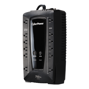 AVR AVRG750U, 750VA/450W, 120V, 12 Outlets, Black, Tower UPS