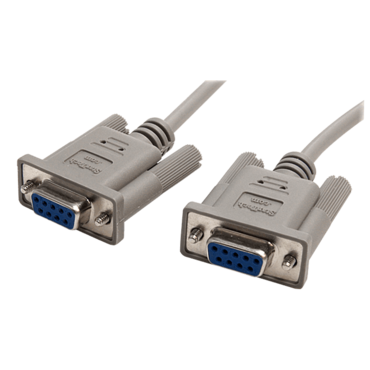 10 ft DB9 RS232 Serial Null Modem Cable F/F