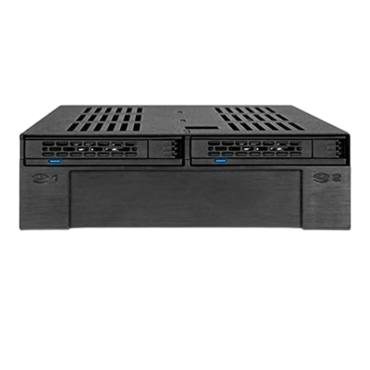 MB322SP-B, 1x 5.25" to 1x 3.5"/ 2 x 2.5", SAS/SATA 6Gb/s, SSD/HDD, Black Hot Swap Module