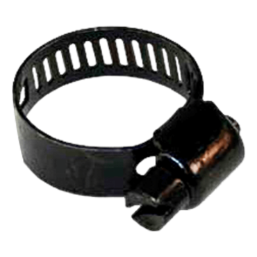 Worm Drive Clamp for 1/2&quot; ID Tubing - Black (Set of 4)