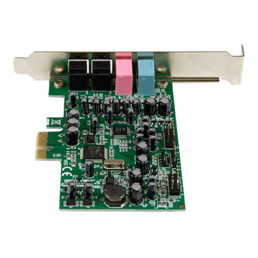 PEXSOUND7CH, 7.1 Channels, 24-bit / 192 kHz, 92 dB SNR, PCIe Sound Card