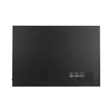 S-35-B4RD, Red HDD Handle, 4x 3.5&quot; Hotswap Bays, 1x 2.5&quot; Drive Bay, No PSU, Mini-ITX, Black/Red, Storage Mini Tower