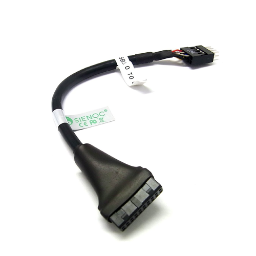 19 Pin USB3.0 Female To 9 Pin USB2.0 Male Motherboard Cable Adapter