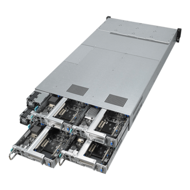ASUS RS720Q-E9-RS24-S, 2nd Gen Intel® Xeon® Scalable, SATA/SAS/NVMe, 4-Node 2U Rackmount Server Computer