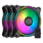 MASTERFAN MF120 HALO ARGB 3 x 120mm, w/ Controller, ARGB LEDs, 1800 RPM, 47.2 CFM, 30 dBA, Cooling Fans