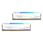 32GB (2 x 16GB) Redline Lumina White DDR5 6000MT/s, CL36, White, RGB LED, DIMM Memory