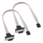 2Pack DB9 to 10Pin IDC Serial Cable (0.3m)