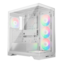 INVADER X, Tempered Glass, No PSU, ATX, White, Mid Tower Case