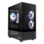 View 170 TG ARGB, Tempered Glass, No PSU, microATX, Black, Mini Tower Case