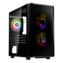 NOVA MESH M ARGB, Tempered Glass, No PSU, microATX, Black, Mini Tower Case