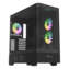 View 290 TG ARGB, Tempered Glass, No PSU, ATX, Black, Mid Tower Case
