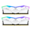 32GB (2 x 16GB) T-FORCE DELTA RGB DDR5 6000MHz, CL30, White, RGB LED, DIMM Memory