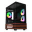 View 170 WS ARGB, Tempered Glass, No PSU, microATX, Black, Mini Tower Case