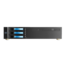D-230HB-DT-BLUE, Blue HDD Handle, 3 x 3.5&quot; Hotswap Bay, No PSU, microATX, Black, 2U Desktop Chassis