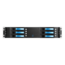 D-260HB-BLUE, Blue HDD Handle, 6x 3.5&quot; Hotswap Bays, No PSU, microATX, Black, 2U Chassis