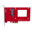 U.2 to PCIe Adapter for 2.5&quot; U.2 NVMe SSD - SFF-8639 - x4 PCI Express 3.0