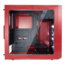 Focus G - Mystic Red w/ Window, No PSU, ATX, Mid Tower Case