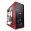 Focus G - Mystic Red w/ Window, No PSU, ATX, Mid Tower Case