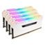 32GB Kit (4 x 8GB) VENGEANCE® RGB Pro DDR4 3600MHz, CL18, White, RGB LED, DIMM Memory
