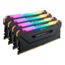32GB Kit (4 x 8GB) VENGEANCE® RGB Pro DDR4 3600MHz, CL18, Black, RGB LED, DIMM Memory