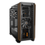 Silent Base 601, No PSU, E-ATX, Black/Orange, Mid Tower Case
