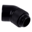 Eiszapfen G1/4&quot; 45° Angled Rotatable Adapter Fitting - Black