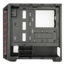 MasterBox MB511, Acrylic Side Panel, No PSU, ATX, Black/Red, Mid Tower Case