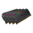 32GB Kit (4 x 8GB) DOMINATOR® PLATINUM RGB DDR4 3200MHz, CL14, Black, RGB LED, DIMM Memory