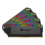 32GB Kit (4 x 8GB) DOMINATOR® PLATINUM RGB DDR4 3200MHz, CL16, Black, RGB LED, DIMM Memory