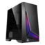 DP301M Tempered Glass, No PSU, microATX, Black, Mid Tower Case