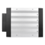 BPU-350HD-SILVER 3x 5.25&quot; to 5x 3.5&quot; 2.5&quot; 12Gb/s HDD SSD Hot-swap Rack