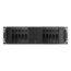 D-3100HB-RED, Red HDD Handle, 10x 3.5&quot; Hotswap Bays, No PSU, ATX, Black/Red, 3U Chassis