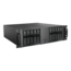 D-3100HN-RED, Red HDD Handle, 10x 3.5&quot; Hotswap Bays, No PSU, ATX, Black/Red, 3U Chassis