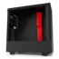 H Series H510i Tempered Glass, No PSU, ATX, Matte Black/Red, Mid Tower Case