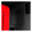 H Series H210i Tempered Glass, No PSU, Mini-ITX, Matte Black/Red, Mini Tower Case