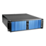 D Storm D-300SEA-BL-RAIL24, Blue Bezel, 4x 5.25&quot;, 3x 3.5&quot; Drive Bays, w/ 20&quot; Sliding Rail Kit, No PSU, ATX, Black, 3U Chassis