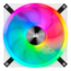 iCUE QL140 RGB PWM 140mm, 1250 RPM, 50.2 CFM, 26 dBA, White Cooling Fan