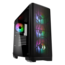 Nova Mesh TG ARGB, Tempered Glass, No PSU, E-ATX, Black, Mid Tower Case