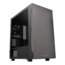 S100 Tempered Glass, No PSU, microATX, Black, Mini Tower Case