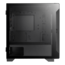 S100 Tempered Glass, No PSU, microATX, Black, Mini Tower Case