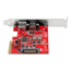 PEXUSB311AC3, 1 x USB 3.2 Type-C/1 x USB 3.2 Type-A Connector to PCI Express 3.0 x4 Add-On Card