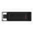 DataTraveler 70, 128GB, USB Type-C 3.2 Gen 1, Black, Flash Drive