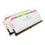 16GB Kit (2 x 8GB) DOMINATOR® PLATINUM RGB DDR4 3200MHz, CL16, White, RGB LED, DIMM Memory