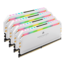 64GB Kit (4 x 16GB) DOMINATOR® PLATINUM RGB DDR4 3200MHz, CL16, White, RGB LED, DIMM Memory