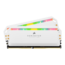 16GB Kit (2 x 8GB) DOMINATOR® PLATINUM RGB DDR4 3600MHz, CL18, White, RGB LED, DIMM Memory