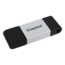 DataTraveler 80, 64GB, USB Type-C 3.2 Gen 1, Black/Silver, Flash Drive