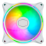 MASTERFAN MF120 HALO WHITE EDITION, 120mm, ARGB, 1800 RPM, 47.2 CFM, 30 dBA, Cooling Fan