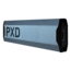 2TB PXD PXD2TBPEC, 1000 / 1000 MB/s, USB-C 3.2 Gen 2, Blue/Black, External SSD
