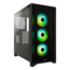 iCUE 4000X RGB Tempered Glass, No PSU, E-ATX, Black, Mid Tower Case